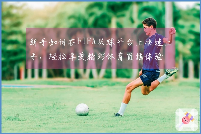 新手如何在FIFA买球平台上快速上手，轻松享受精彩体育直播体验